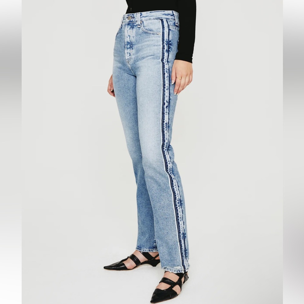 NWT AG ALEXXIS Straight Leg High-Rise Vintage Full Motion Stretch Jeans 32 - Picture 2 of 10